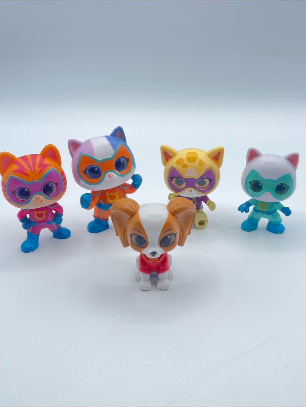 Disney Junior SuperKitties Hero Squad 5-Piece Figure Set